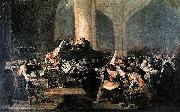 Francisco de Goya Tribunal de la Inquisicion o Auto de fe de la Inquisicion Sweden oil painting artist